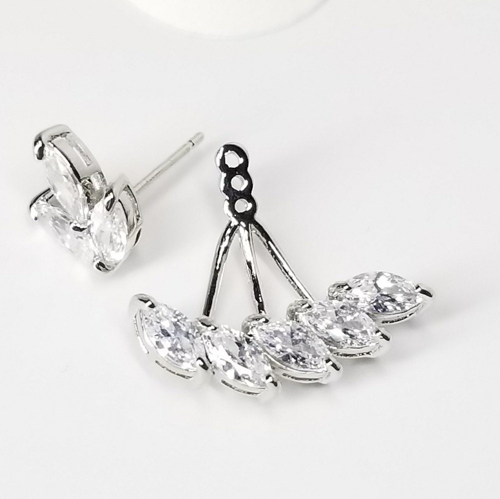 NEW Bling CZ Diamond Earring - Picture 4 of 11